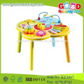 multifunctional wooden table beads wooden table toys colorful beads wooden toys table
